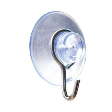 Crawford Crawford Medium Plastic Suction Cup Hook 1.6 in. L 1 pk SCM3BOWL